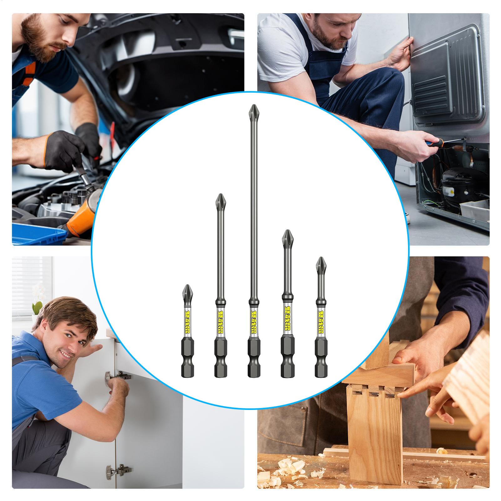 Drill Screwdriver Bit Set 5-Pi - Drill Bit Set recension och pris