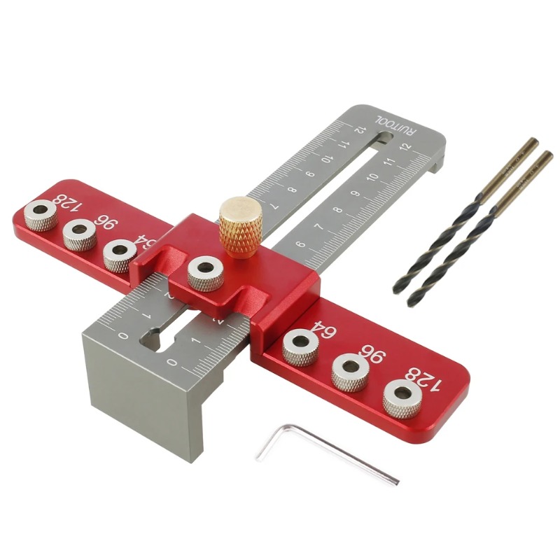 Drill Guide Punch Locator Temp - Cabinet Handle Pull recension och pris
