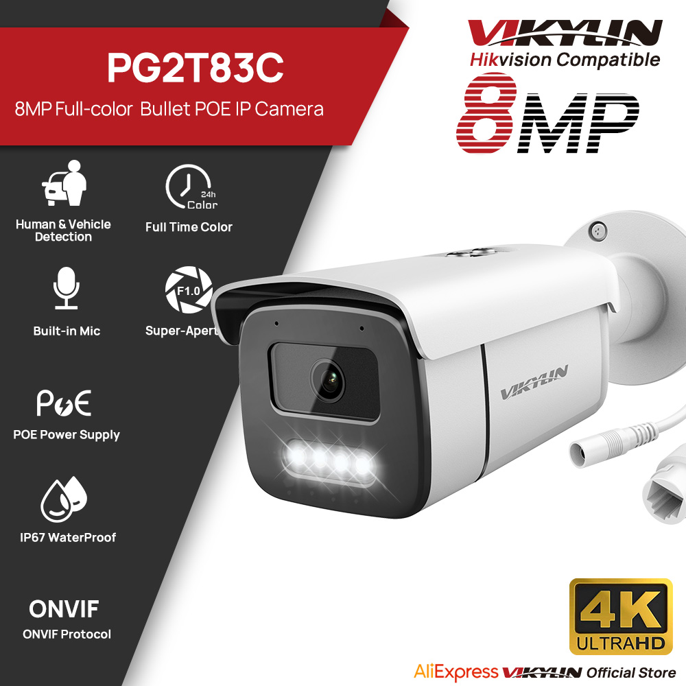 Vikylin 8MP HD Full Color Nigh - Home Improvement Videos recension och pris