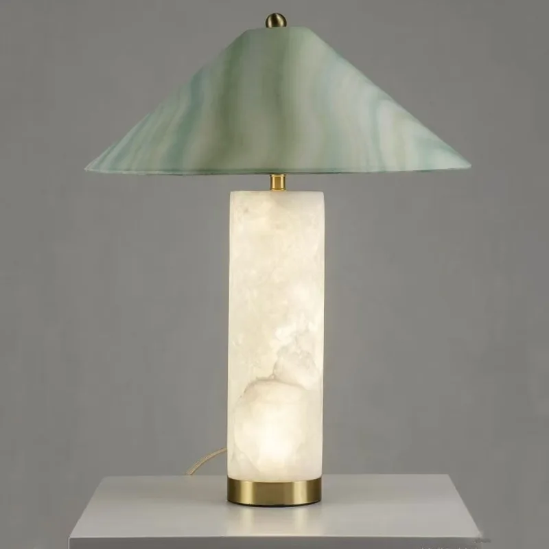 Columnar marble base LED desk  - Home Improvement Ending recension och pris