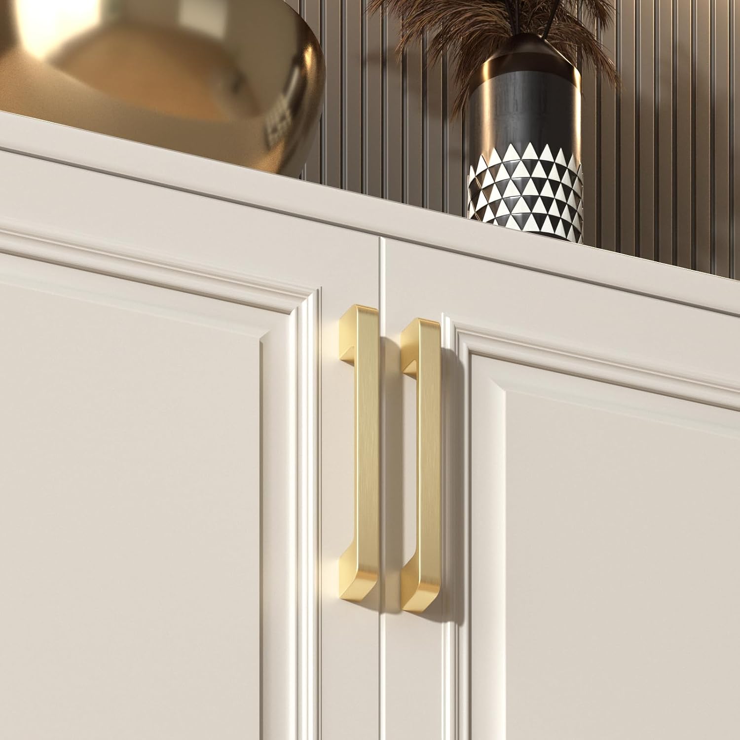 30 Pack 5 Inch Brushed Gold Ca - Cabinet Handle Pull recension och pris