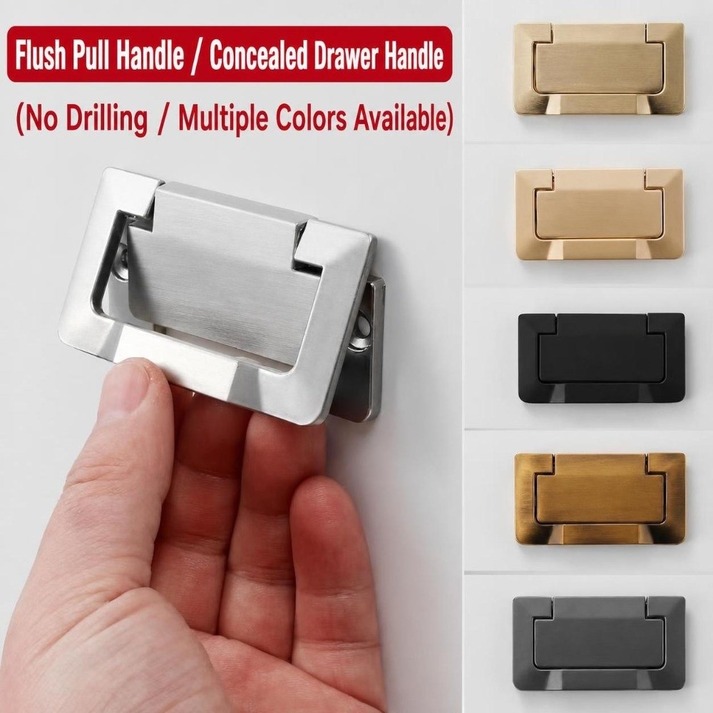 Zinc Alloy Concealed Cabinet H - Cabinet Handle Pull recension och pris