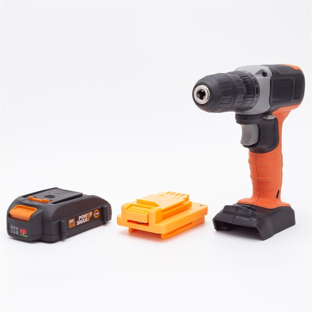Converter Adapter For Worx  20 - Black+Decker Tool 20V Max recension och pris