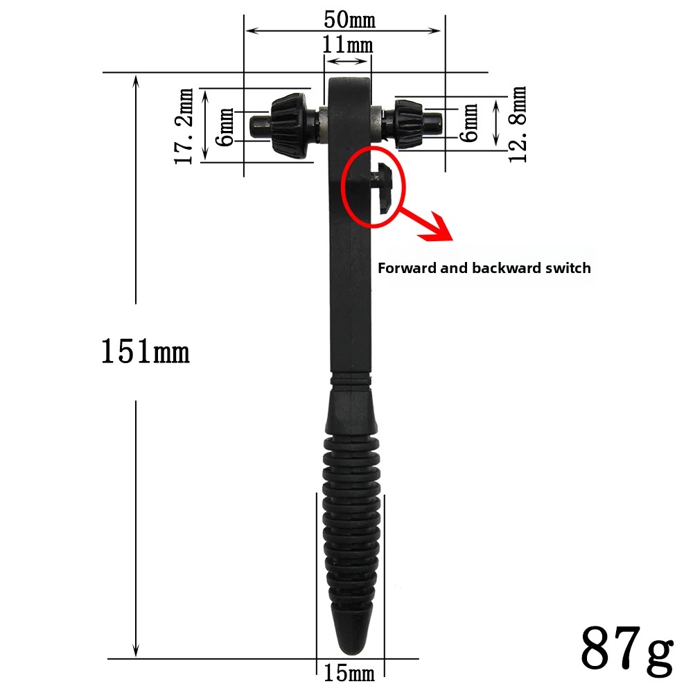 Black Dual-Use Ratchet Drill C - Home Improvement Ending recension och pris