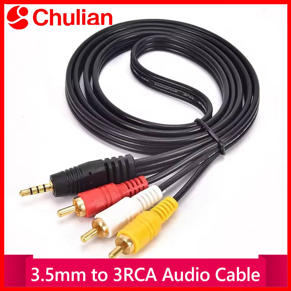 3.5mm to 3 RCA Gold-Plated Aud - Home Improvement Videos recension och pris