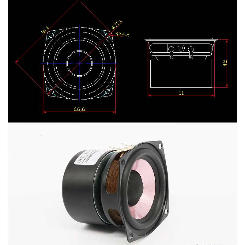 KYYSLB 20W 4-8Ohm 2.5 Inch Ful - Home Improvement Videos recension och pris